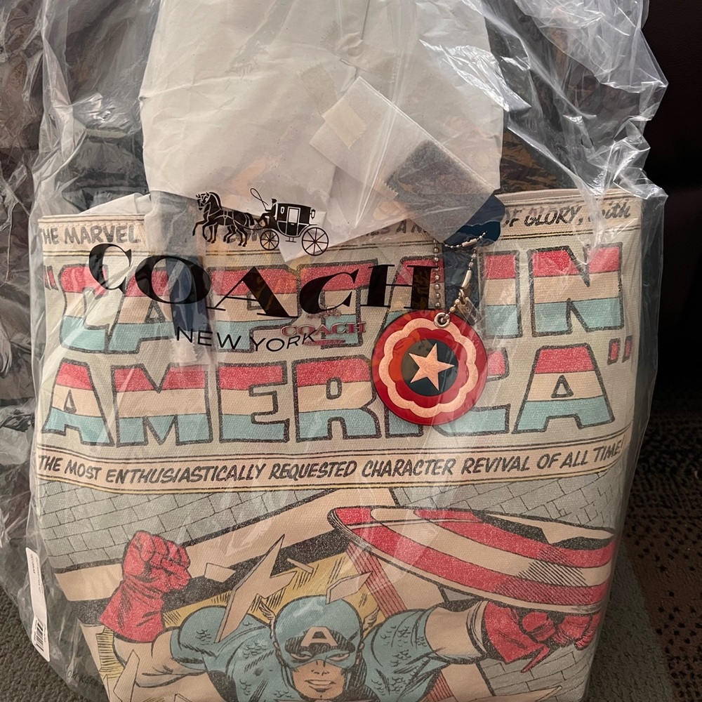 Captain America Coach Tote